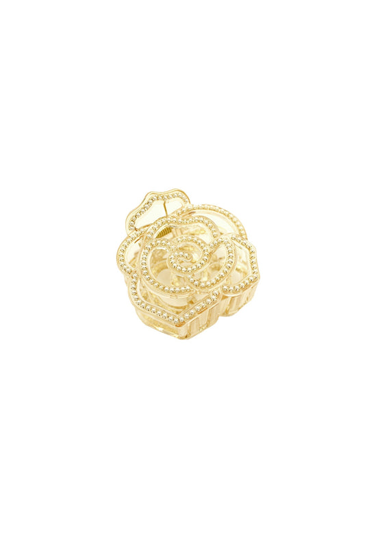Large Vera Cut Out Flower Jaw Clip - Ivory | Anna Sui