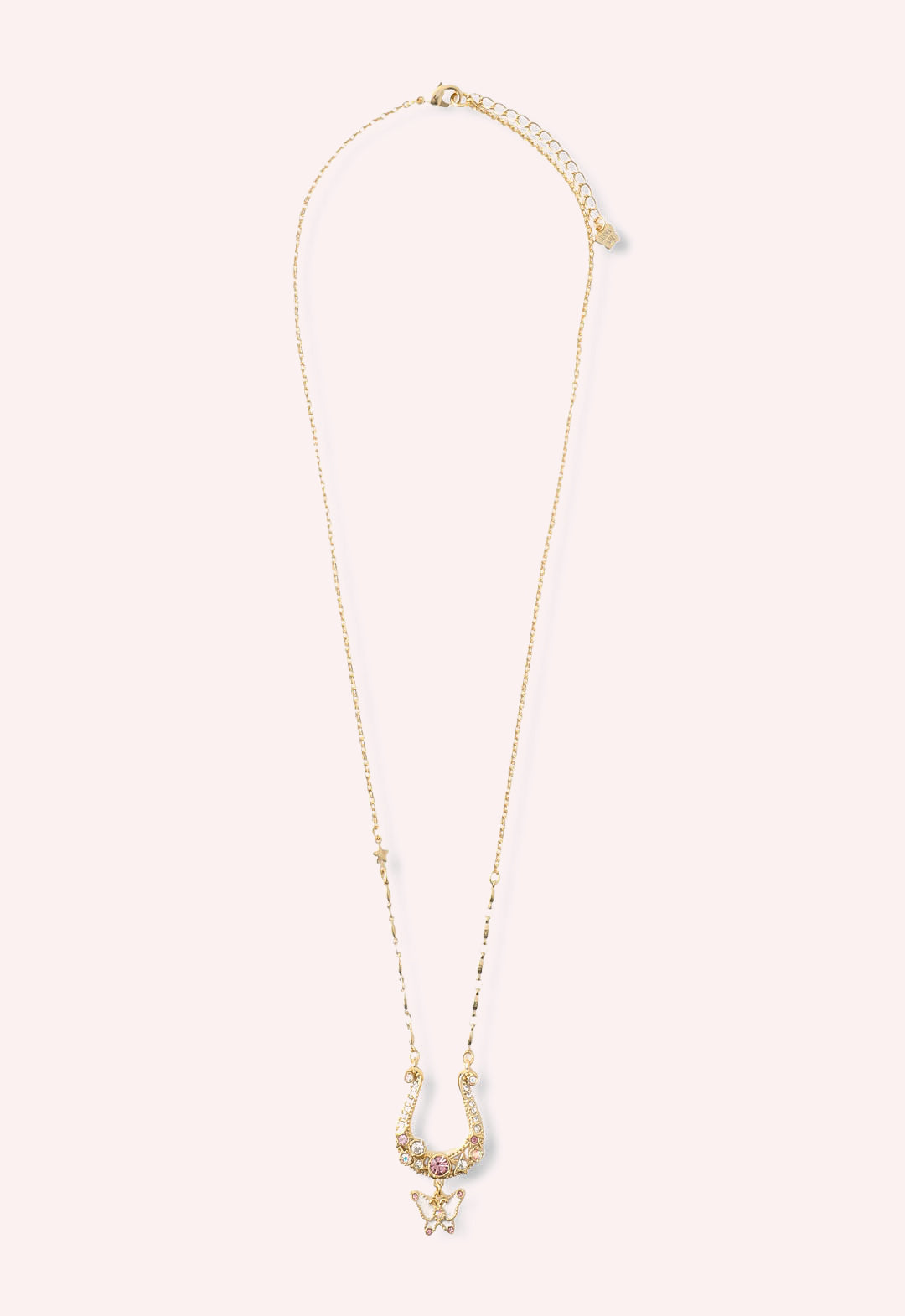 Lucky Horseshoe Charm Necklace - Gold | Anna Sui