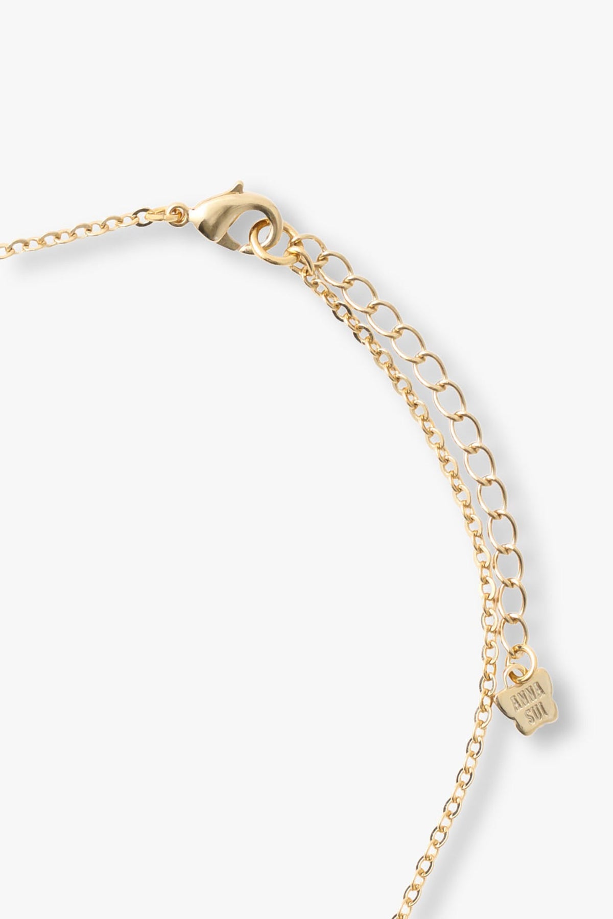 Lucky Horseshoe Charm Necklace - Gold | Anna Sui