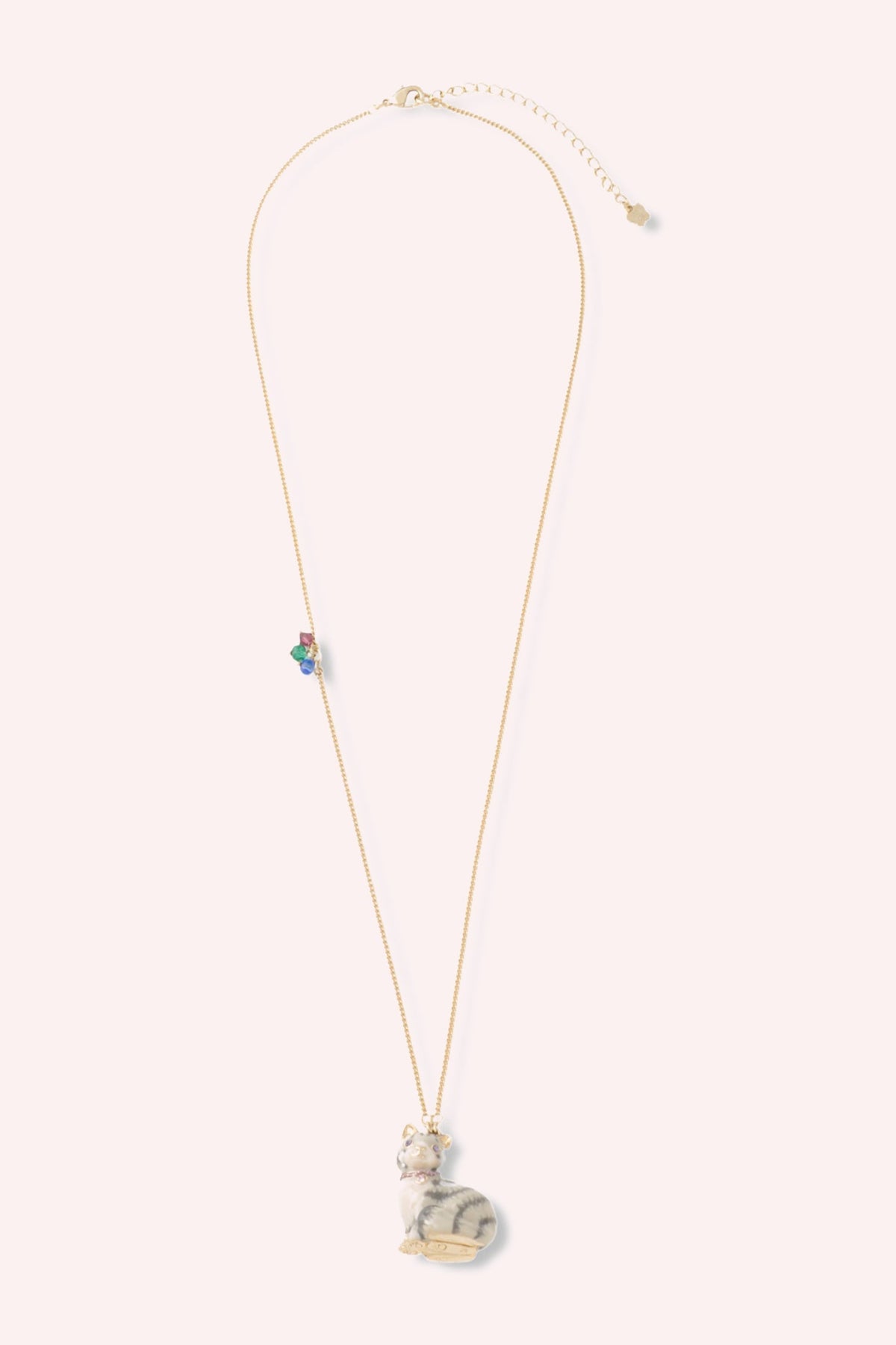 Cat Necklace - Grey Multi | Anna Sui