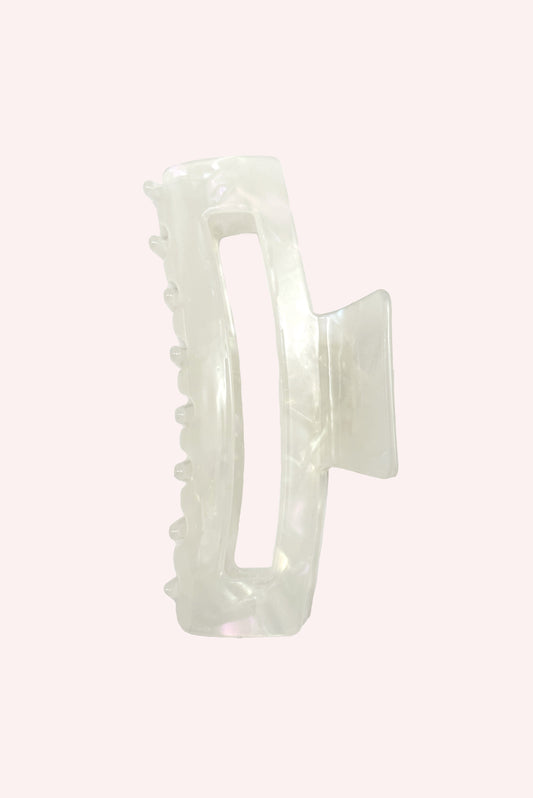 Jumbo Peek-a-Boo Clip Ivory | Anna Sui