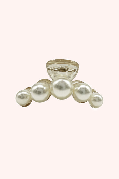 String of Pearls Mini Jaw Clip Ivory | Anna Sui