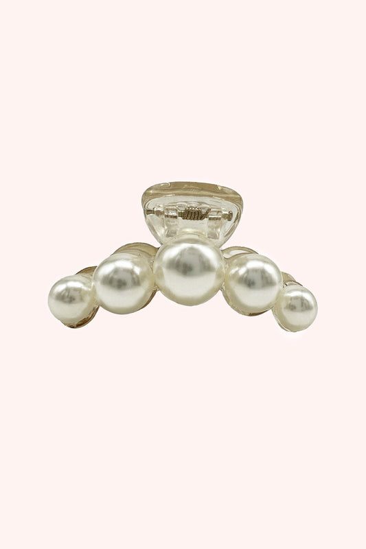 String of Pearls Mini Jaw Clip Ivory | Anna Sui