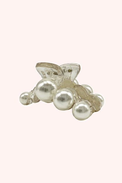 String of Pearls Mini Jaw Clip Ivory | Anna Sui