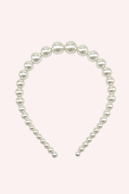 String of Pearls Headband Ivory | Anna Sui