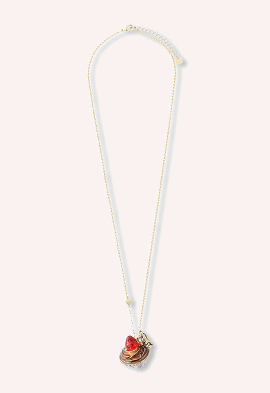 Strawberry Cupcake Necklace - Red Multi | Anna Sui