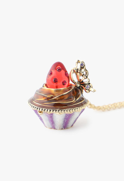 Strawberry Cupcake Necklace - Red Multi | Anna Sui