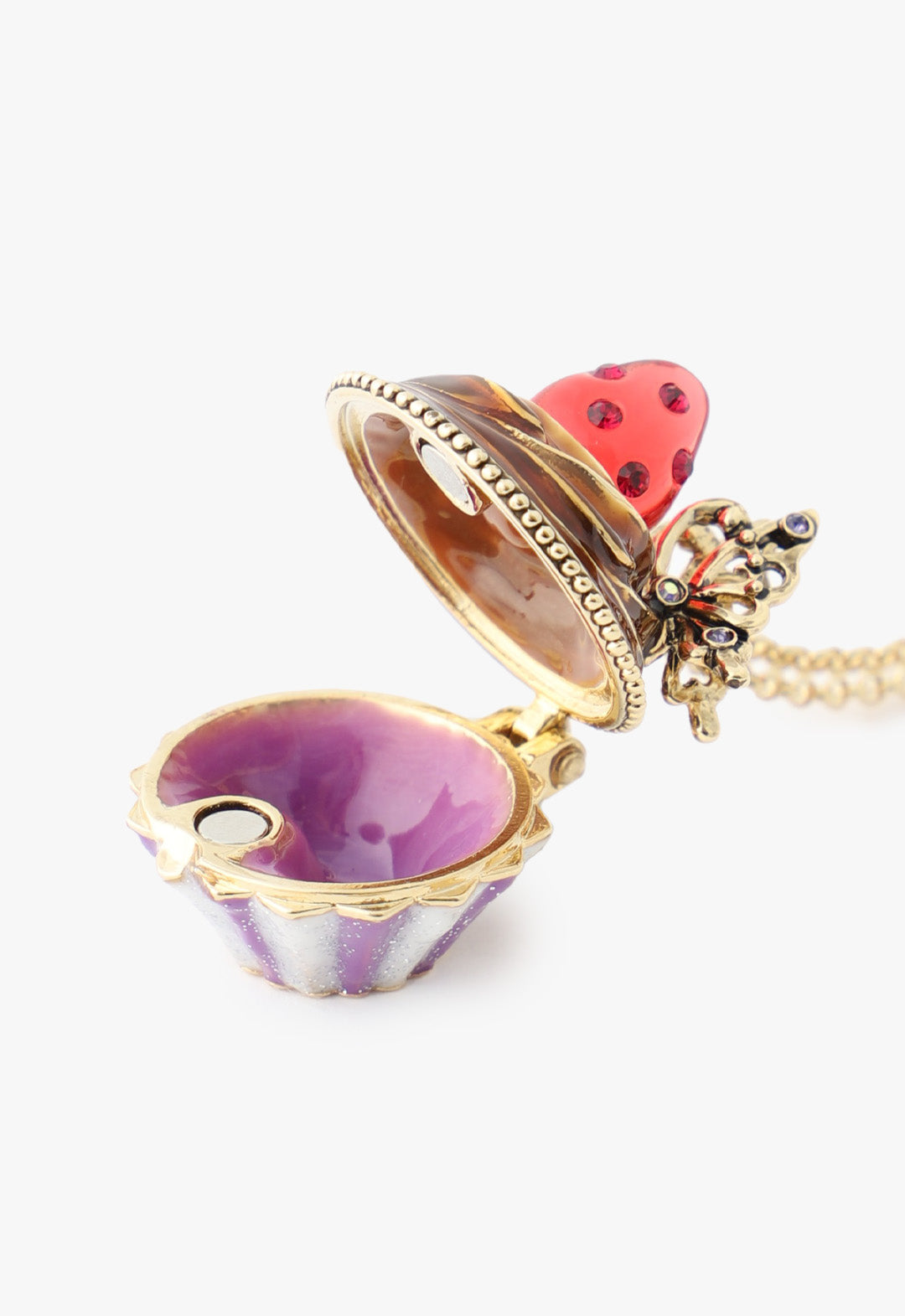 Strawberry Cupcake Necklace - Red Multi | Anna Sui