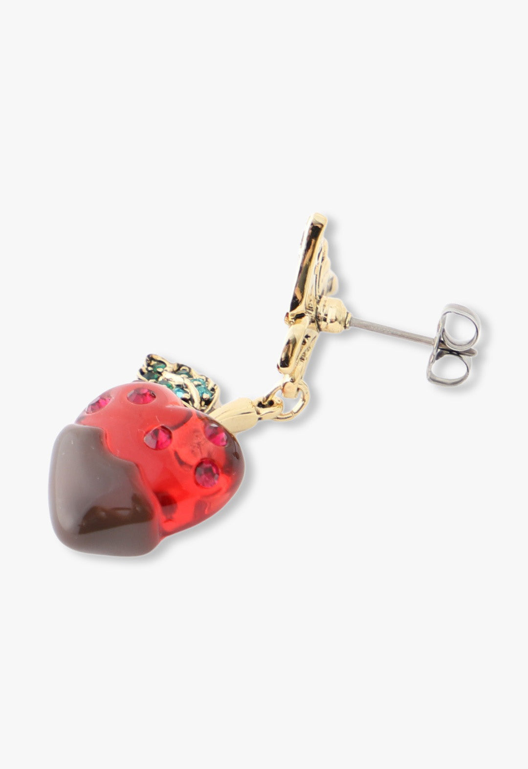 Chocolate Covered Strawberry Earrings - Red Multi | Anna Sui