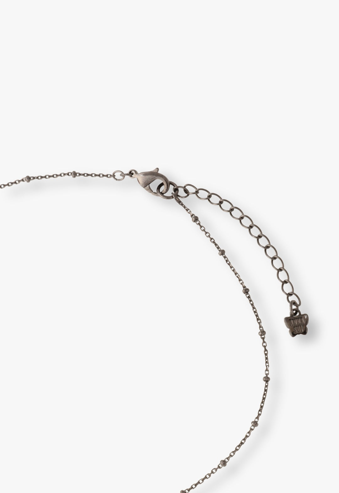 Bejeweled Butterfly Necklace - Violet Gunmetal | Anna Sui