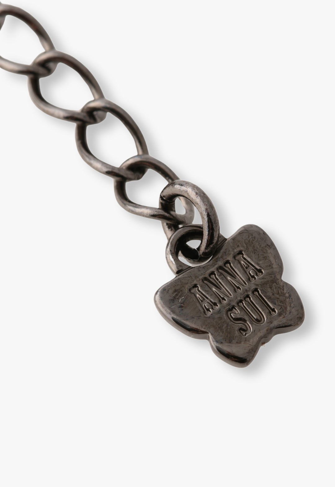 Bejeweled Butterfly Necklace - Violet Gunmetal | Anna Sui