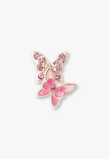 Bejeweled Butterfly Stud Earrings - Pink | Anna Sui