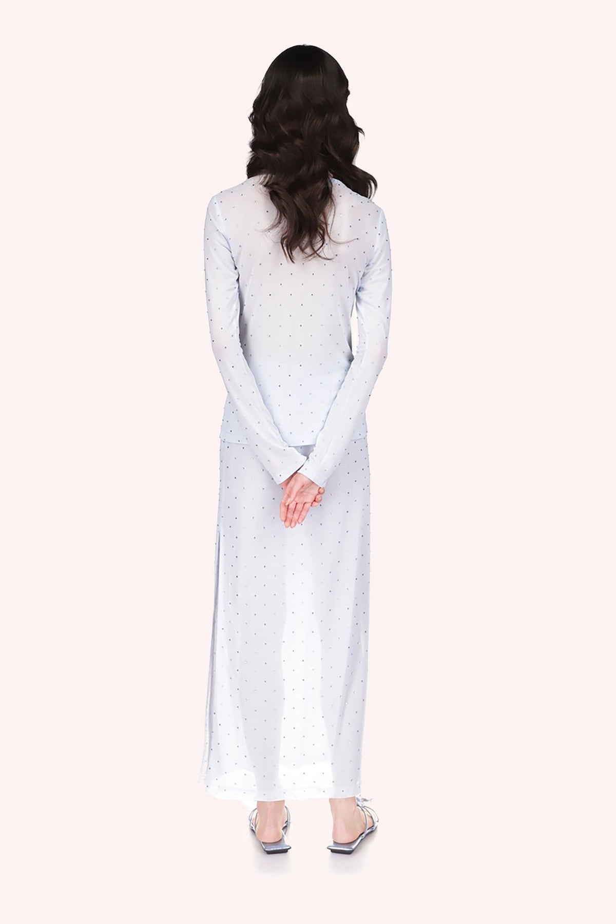 Rhinestone Mesh Top | Anna Sui