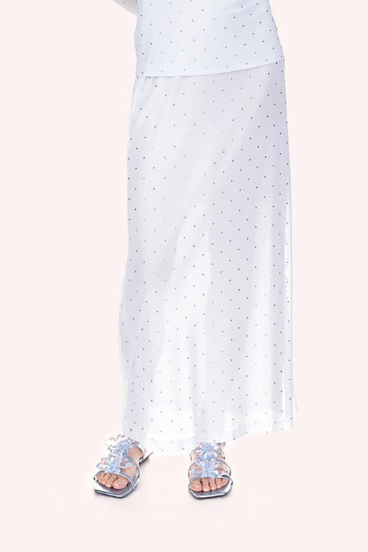 Rhinestone Mesh Skirt | Anna Sui
