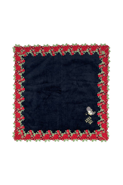 Rose Embroidery Washcloth | Anna Sui