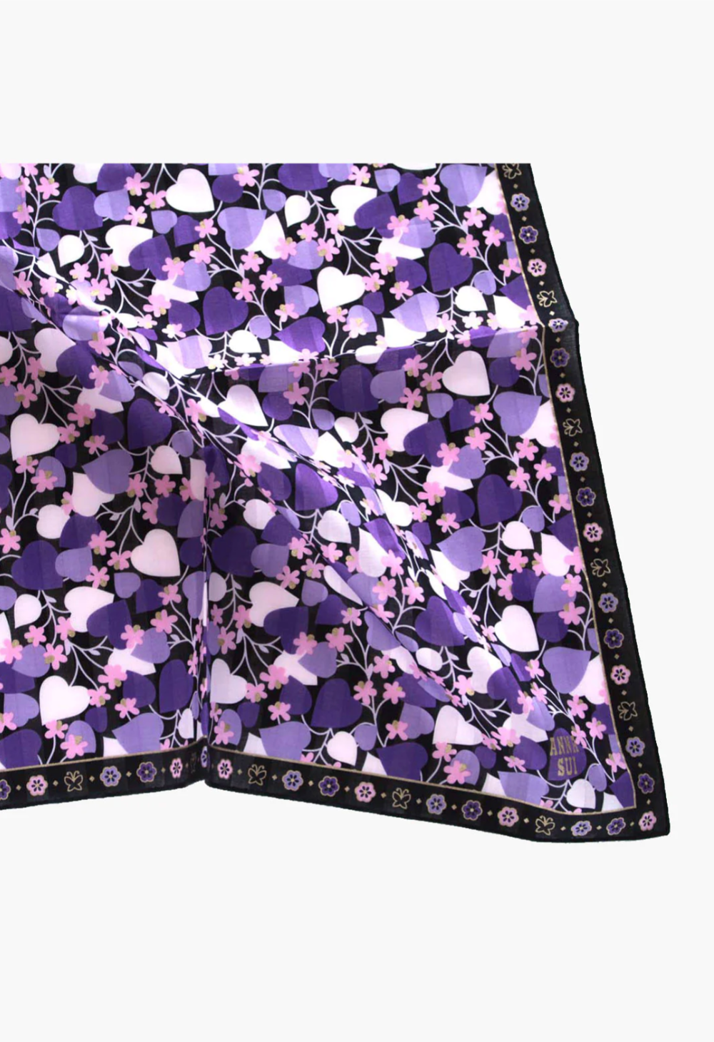 Blooming Hearts Handkerchief | Anna Sui