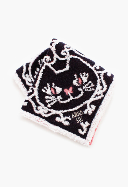 Cat Pattern Washcloth | Anna Sui