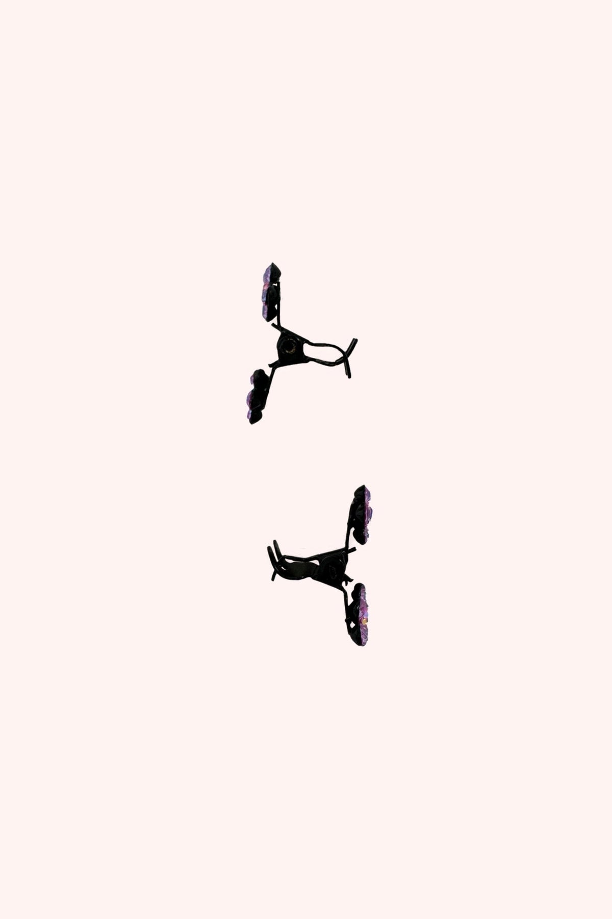 Baby Gemstone Daisy Jaw Clip Pair Blue | Anna Sui
