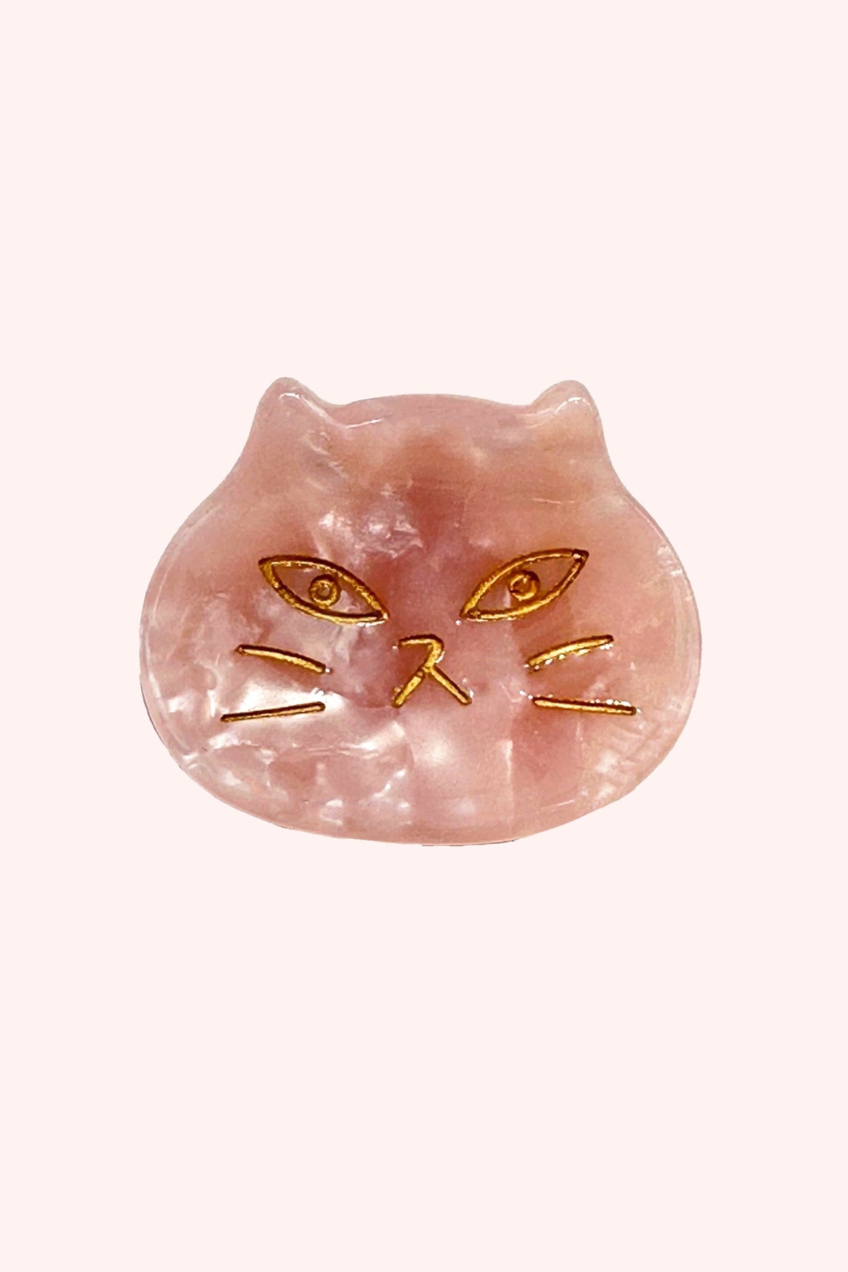 The Cat's Meow Jaw Clip Pair Pink | Anna Sui