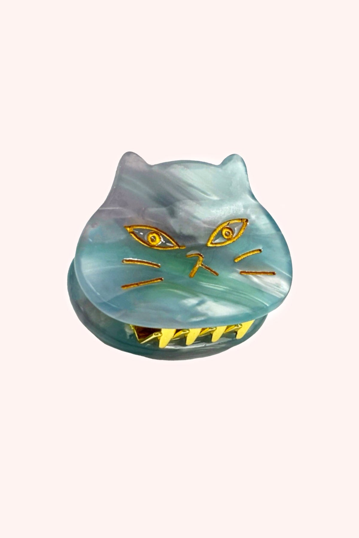 The Cat's Meow Jaw Clip Pair Sky Blue | Anna Sui