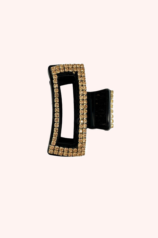 Mini Crystal Peek-a-Boo Clip Gold | Anna Sui