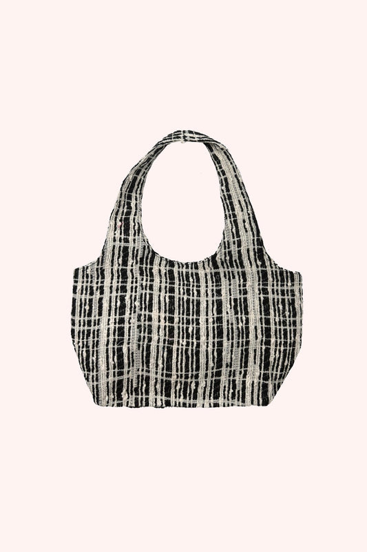 Windowpane Tweed Mini Bag | Anna Sui