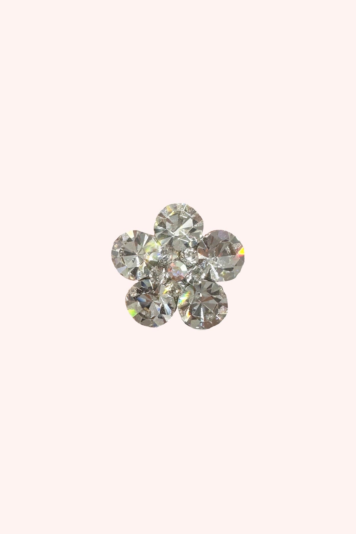 Gemstone Flower Hair Pin - Silver | Anna Sui