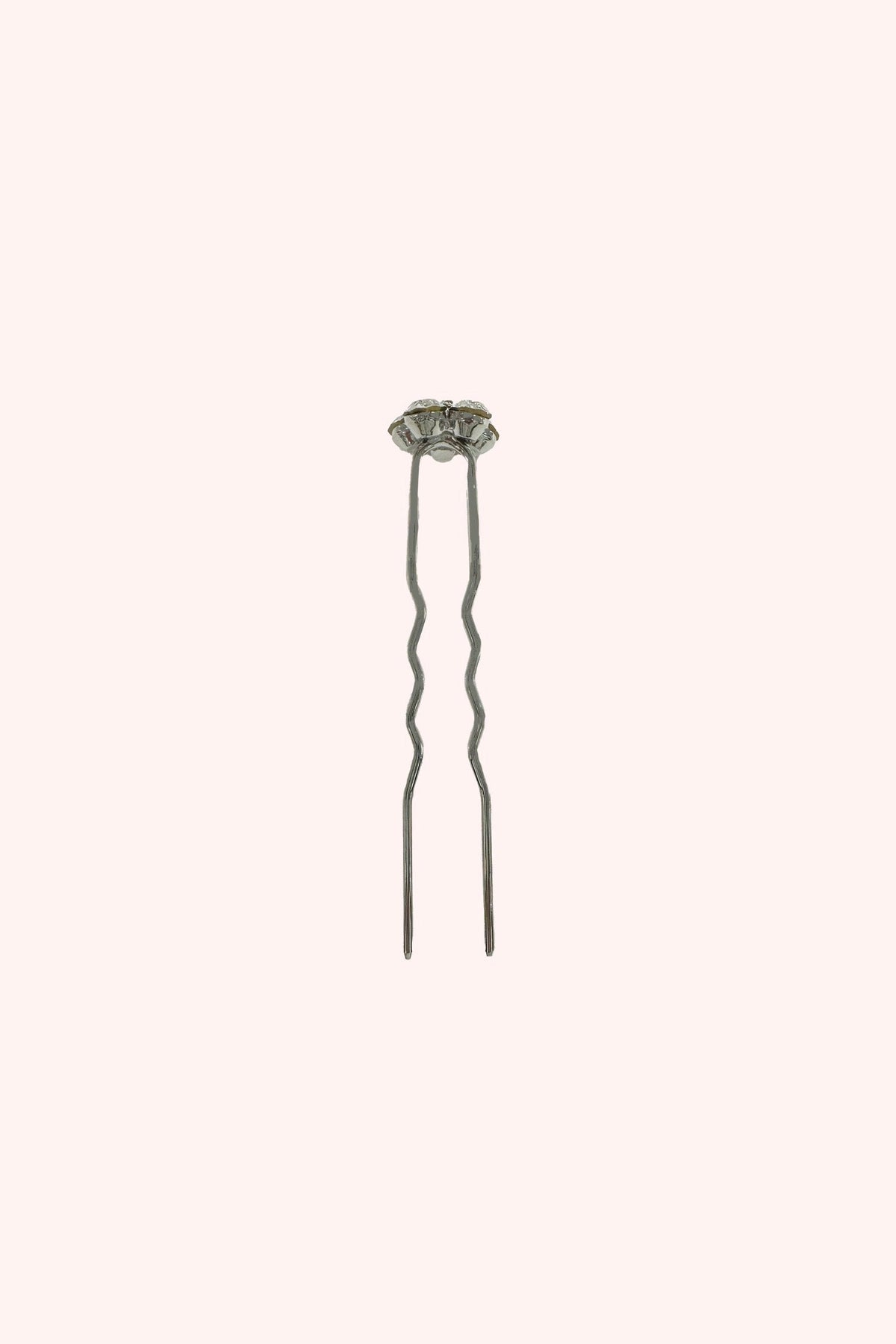Gemstone Flower Hair Pin - Silver | Anna Sui