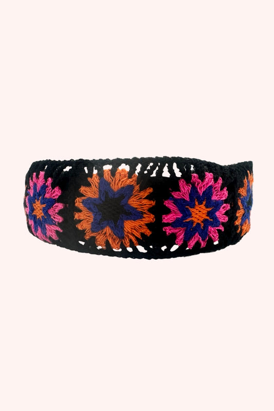 Crochet Play Headband Pink Multi | Anna Sui
