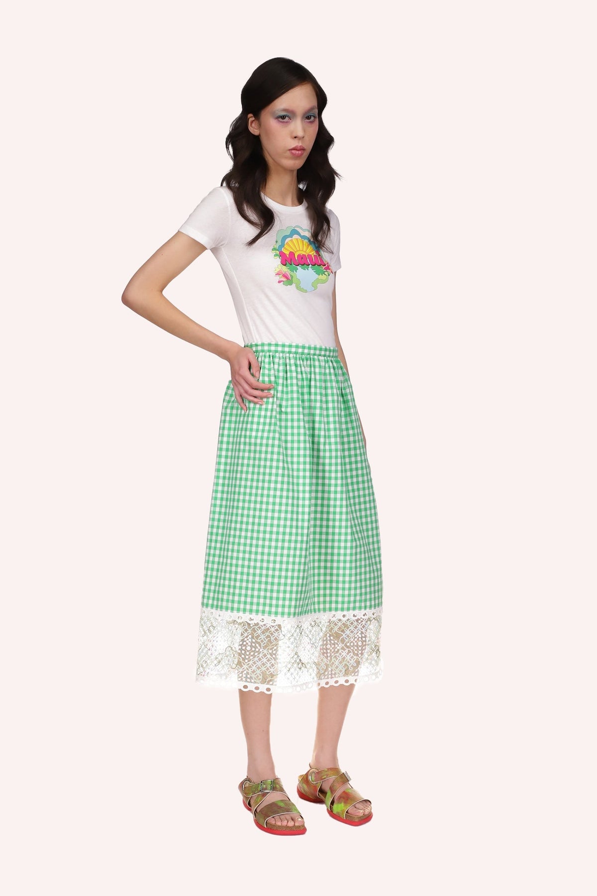 Gingham Skirt | Anna Sui