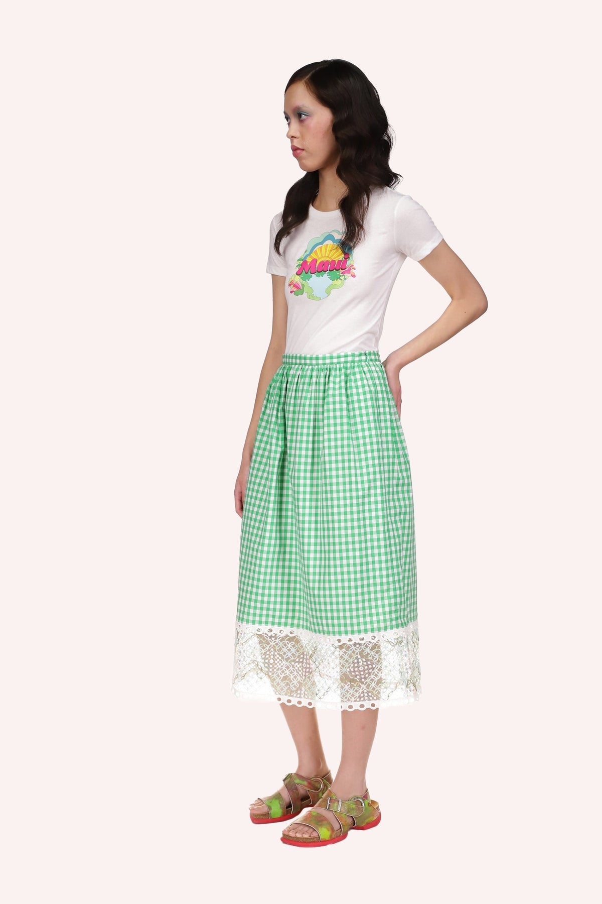 Gingham Skirt | Anna Sui