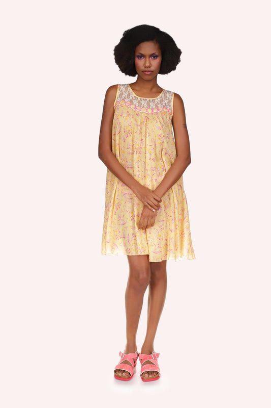 Arcadia Blossom Sleeveless Dress | Anna Sui