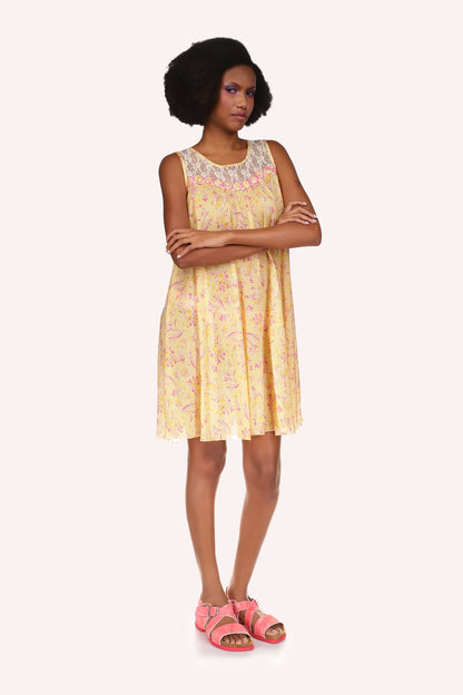 Arcadia Blossom Sleeveless Dress | Anna Sui