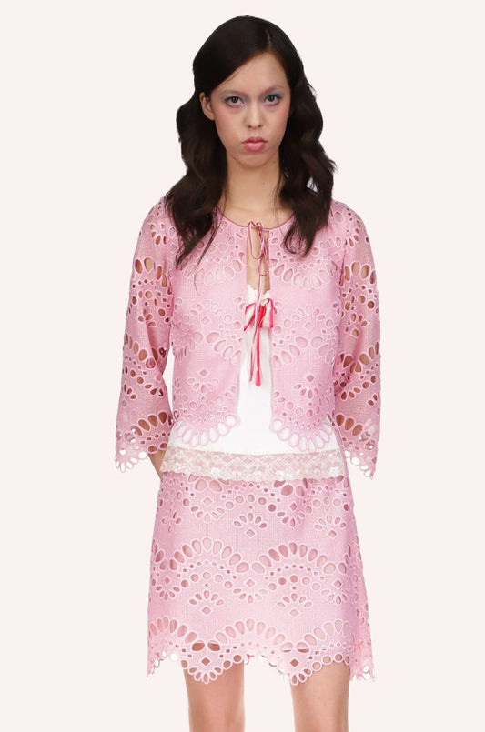 Eyelet Jacket | Anna Sui