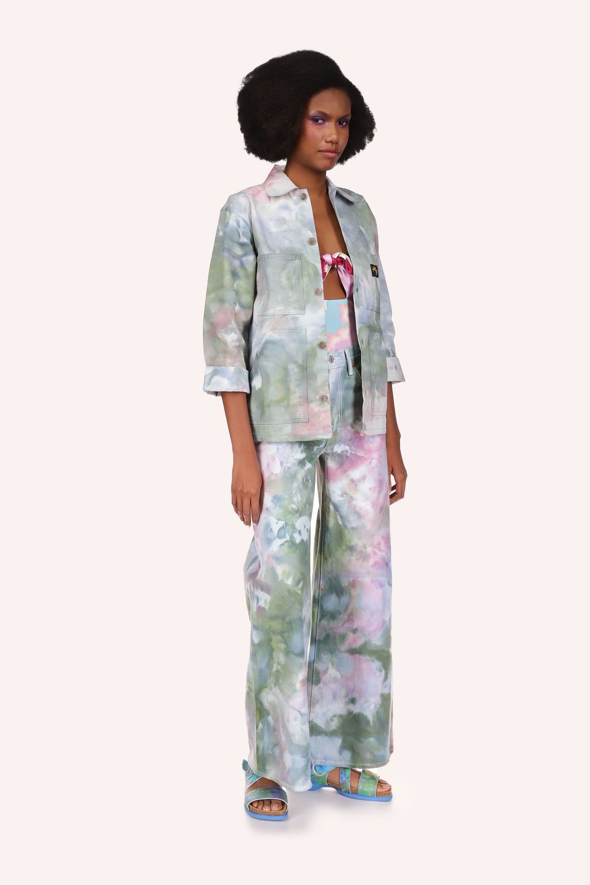 Ocean Tie Dye Jacket | Anna Sui