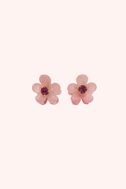 Mini Daisy Claw Clip Pair Pink Rose | Anna Sui