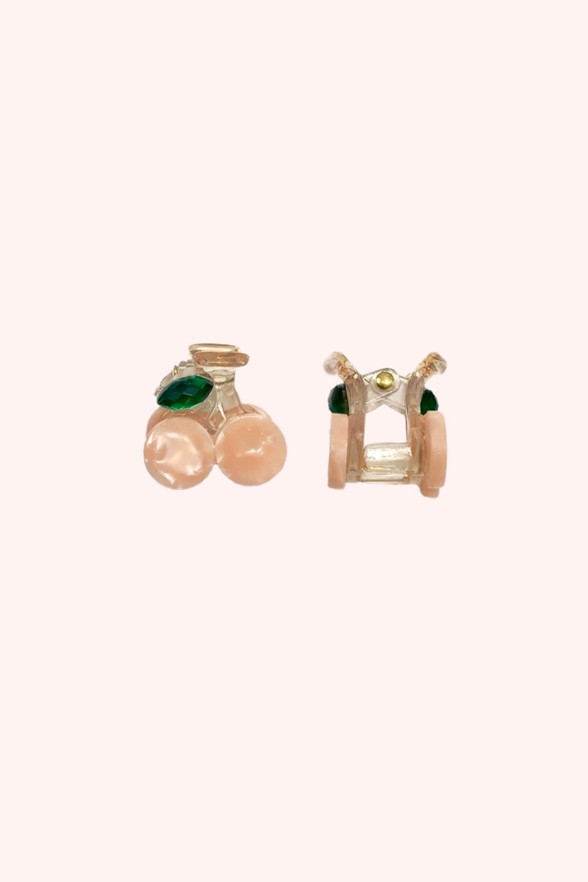 Cutie Mini Cherry Jaw Clip Peach Pearl | Anna Sui