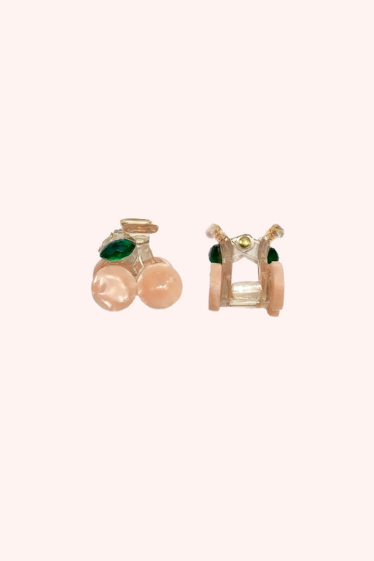 Cutie Mini Cherry Jaw Clip Peach Pearl | Anna Sui
