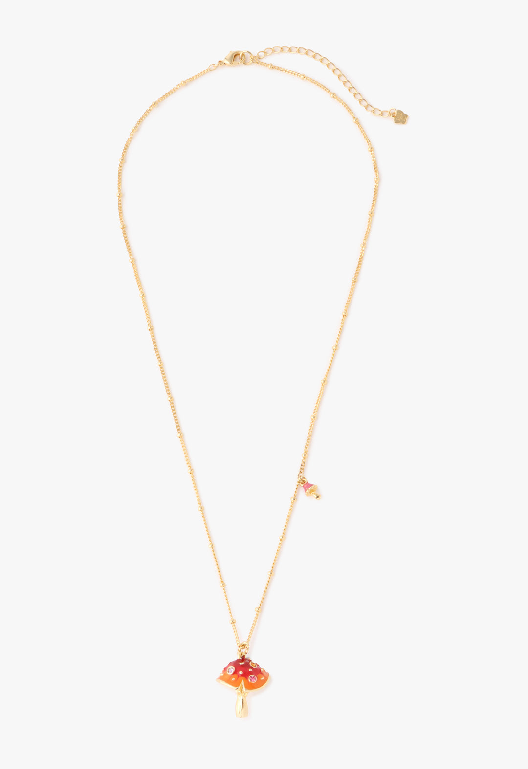 Fairytale Mushroom Necklace - Gold | Anna Sui