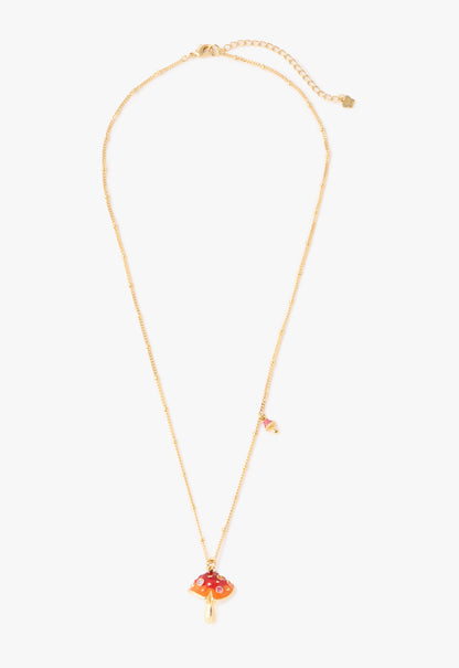 Fairytale Mushroom Necklace - Gold | Anna Sui