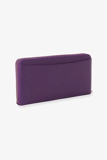 Purple Retro Button Wallet | Anna Sui