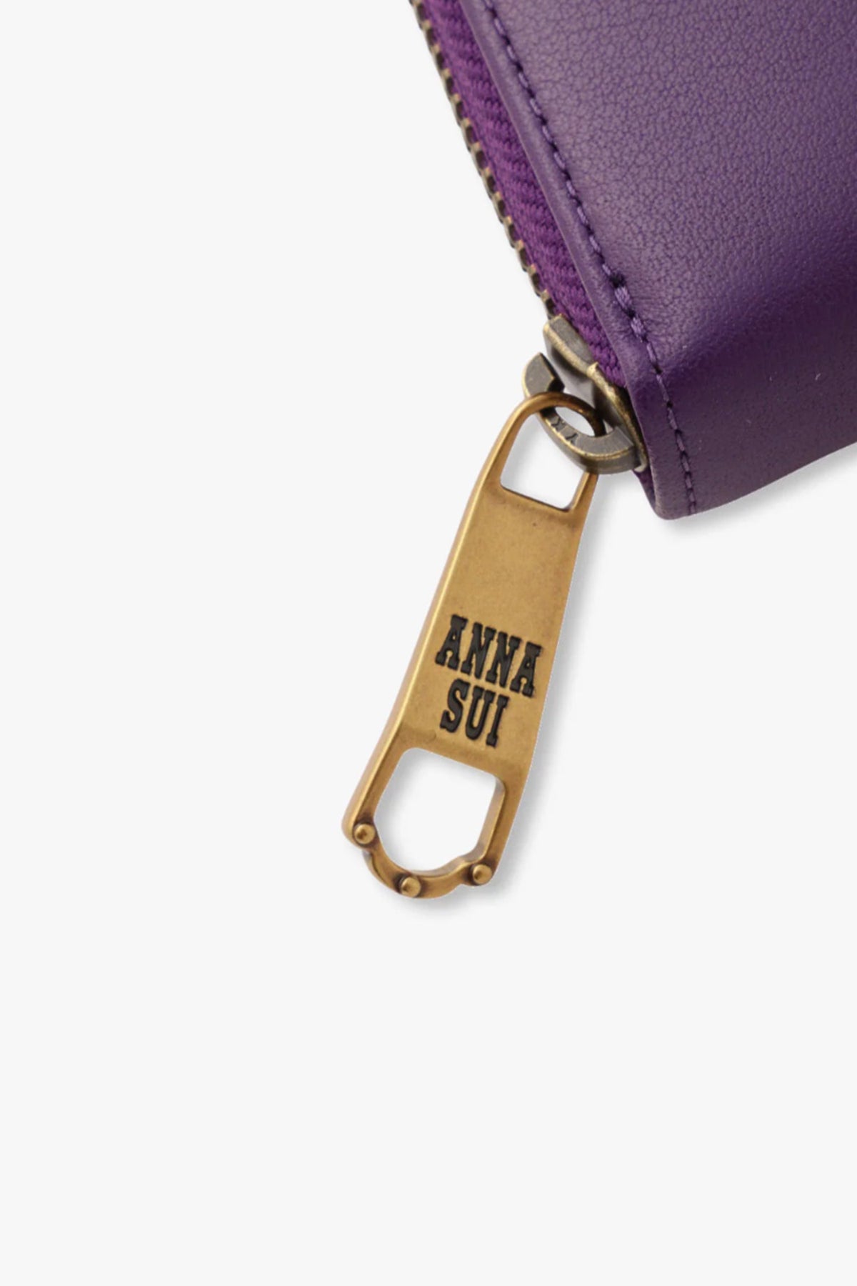 Purple Retro Button Wallet | Anna Sui