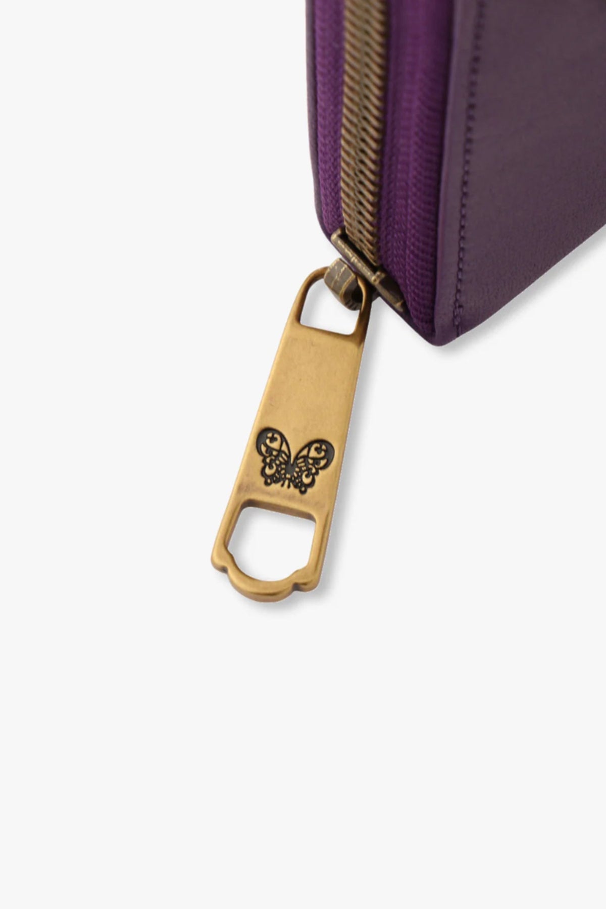 Purple Retro Button Wallet | Anna Sui