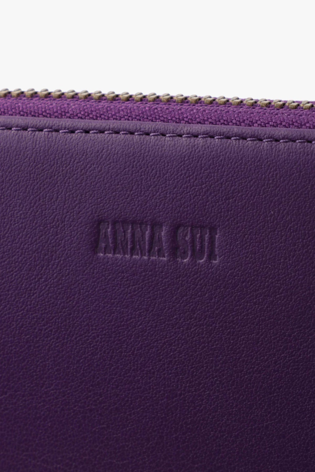 Purple Retro Button Wallet | Anna Sui