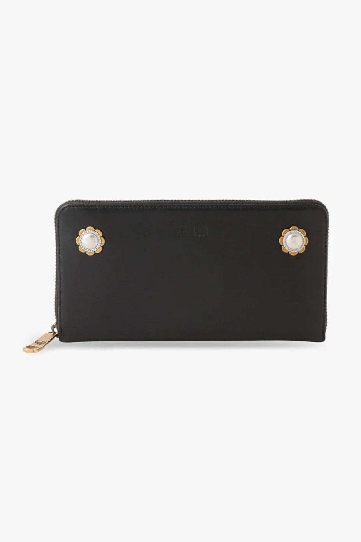 Black Retro Button Wallet | Anna Sui