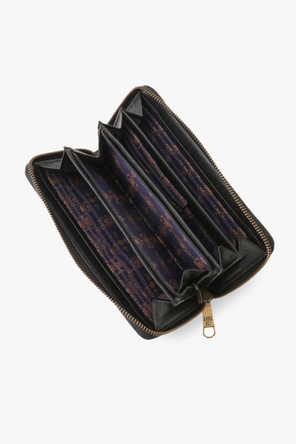 Black Retro Button Wallet | Anna Sui