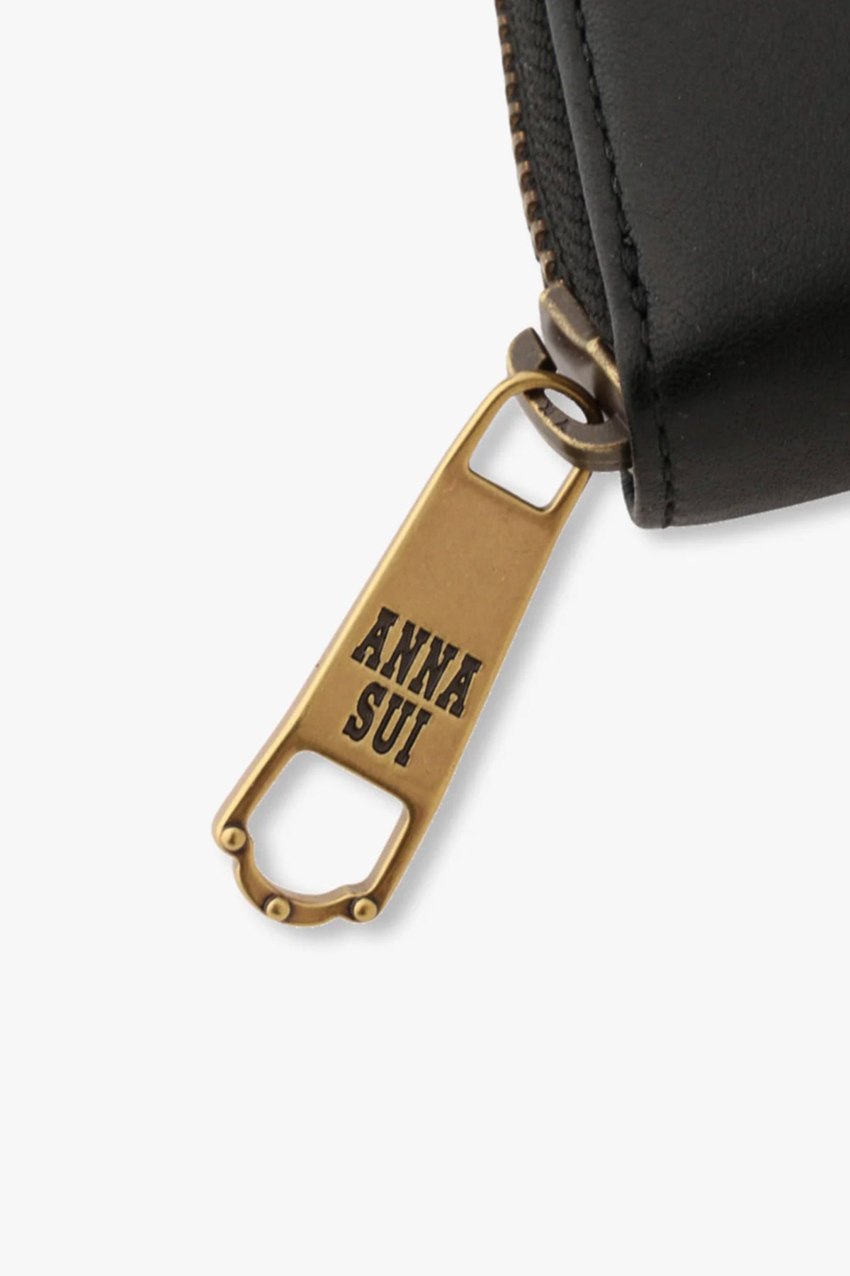 Black Retro Button Wallet | Anna Sui