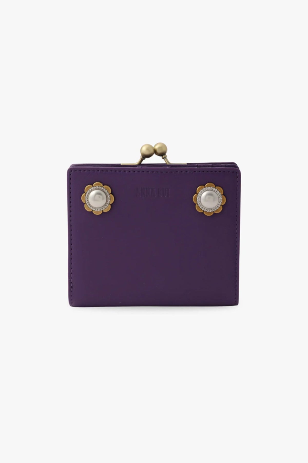 Purple Retro Button Small Wallet | Anna Sui