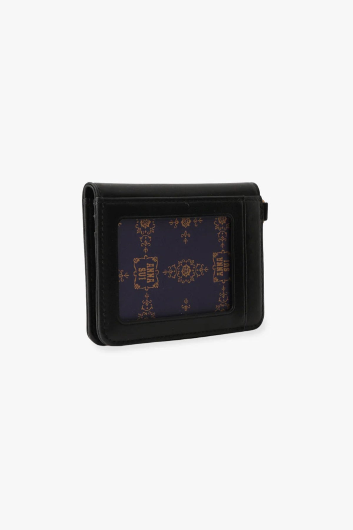 Black Retro Button Pass Case | Anna Sui