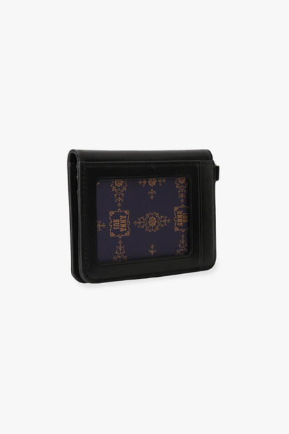 Black Retro Button Pass Case | Anna Sui